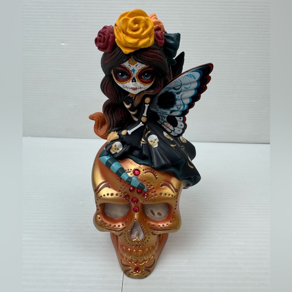 2018 Jasmine Becket-Griffith Spirit Of the Blessed Peace Skull Glow In The Dark
